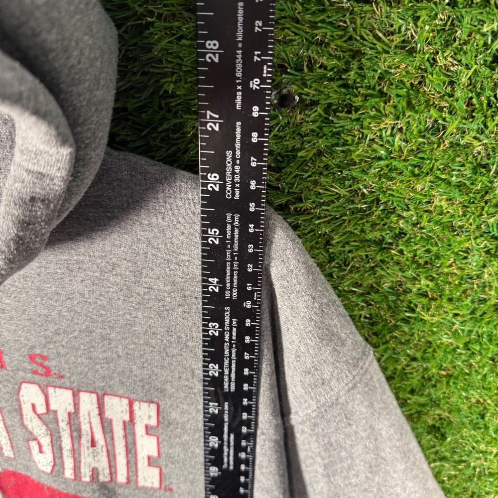 Vintage Washington State Cougars Grey‎ Pullover Hoodie Sweatshirt Men Size L - Picture 6 of 6